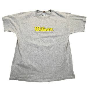 Vintage Wilson Championship Performance Logo T-Shirt Sportswear Athletic Men XL